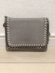 STELLA McCARTNEY FALABELLA ステラマッカートニー ファラベラ ウォレット 財布 グレー チェーン サイフ エコレザー