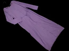 nano universe ナノユニバース ベルト付き ロング カーディガン sizeF/ラベンダー ■◇ レディース