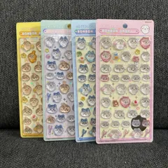 ボンボンドロップシール　ちいかわ シール ボンボンドロップ 4種セット はちわれ うさぎ ちいかわ キャラクター 正規品 ぷっくり 立体シール