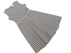 BEAUTY & YOUTH ビューティ&ユース ユナイテッドアローズ ボーダー ノースリーブ ワンピース アイボリーｘ紺 ■◆ レディース