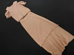 Rady レディ 武藤静香 フリル カットオープンショルダー ニット スカート セットアップ sizeF/ピンクベージュ ■◆ レディース