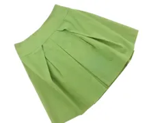 theory luxe セオリーリュクス PREMISE タック Aライン 台形 スカート size38/緑 ■■ レディース