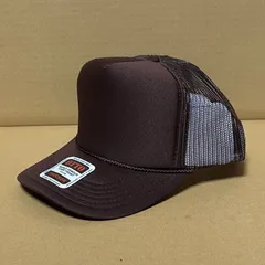 新品未使用 OTTO CAP オットー メッシュキャップ ブラウン 茶色 ダークブラウン ダークチョコレート チョコ ダークチョコ チョコレート 帽子 無地 野球帽 ベースボールキャップ ミリタリー スナップバック