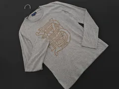 BURBERRY BLUE LABLE バーバリー ブルーレーベル プリント 長袖 カットソー sizeM/グレー ◇■ メンズ