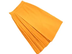 新品 UNITED ARROWS ユナイテッドアローズ ロング プリーツ スカート size36/オレンジ ■■ レディース