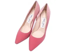 美品 Jimmy Choo ジミーチュウ ROMY スウェード ハイヒール パンプス size35.5(22.5cm)/ピンク ◇■◎レディース