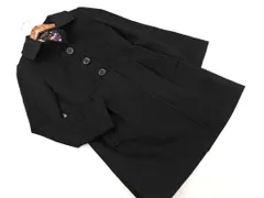 Paul Smith ポールスミス BLACK LABEL ウール100% ステンカラー コート size40/黒 ◇■ レディース