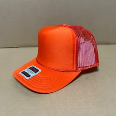 新品未使用 OTTO CAP オットー メッシュキャップ オレンジ 柿色 ORANGE 帽子 無地 野球帽 ベースボールキャップ ミリタリー スナップバック