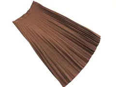 ZARA WOMAN ザラ ウーマン ロング プリーツ スカート sizeM/茶 ■■ レディース