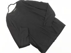 nano universe ナノユニバース Vネック カットソー sizeXL/チャコール ◇■ メンズ