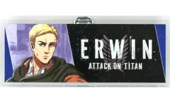 【中古】バッジ・ピンズ エルヴィン・スミス(ロゴ右) 「進撃の巨人 描き下ろし 戦いの後でver. トレーディングアクリルネームプレート」