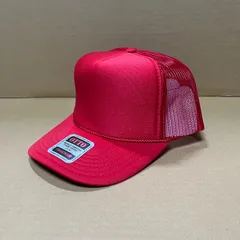 新品未使用 OTTO CAP オットー メッシュキャップ レッド 赤色 RED アカ 帽子 無地 野球帽 ベースボールキャップ ミリタリー スナップバック