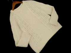 Mila Owen ミラオーウェン ケーブル編み ニット セーター sizeF/オフホワイト ◇■ レディース