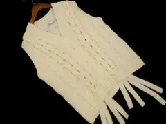 ZARA ザラ ケーブル編み ニット ベスト sizeS/オフホワイト ◇■ レディース