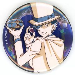 名探偵コナン 怪盗キッド 黒羽快斗 ホームズメタリック缶バッジ コナン