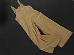 JaVa ジャバ クラシカルエルフ コーデュロイ サロペット オーバーオール sizeL/ベージュ ◇■ レディース