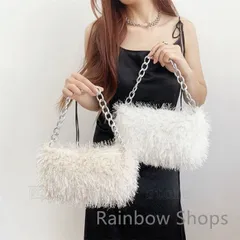 ショルダーバッグ レディース ファーバッグ エコファー トートバッグ★手提げバッグ★リュック 肩掛け ふわふわ もこもこ 軽量 ハンドバッグ 通学 通勤 可愛い 大人★秋冬★暖かい