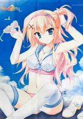 【中古】タペストリー 水も滴る朝比奈晴の晴々水着B2タペストリー 「PS Vitaソフト カルマルカ*サークル 完全生産限定版」 購入特典