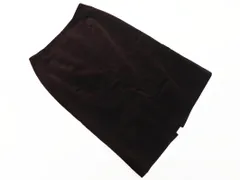 BALLSEY ボールジー トゥモローランド ベロア タイト スカート size36/茶 ◇■ レディース