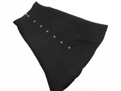 JILLSTUART ジルスチュアート 裾フレア スカート size0/黒 ■■ レディース
