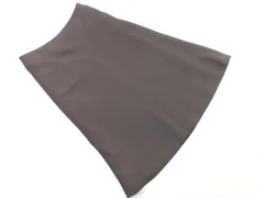 NATURAL BEAUTY BASIC ナチュラルビューティーベーシック ミディ丈 スカート sizeM/茶 ■■ レディース
