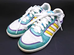 adidas アディダス スニーカー size23cm/白ｘ水色 ■■ レディース