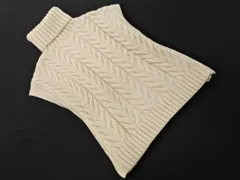 ZARA ザラ ケーブル編み タートルネック ニット ベスト sizeM/アイボリー ◇■ レディース