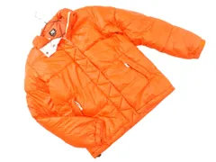 HELLY HANSEN ヘリーハンセン フード ダウン ジャケット sizeM/オレンジ ◆■ レディース