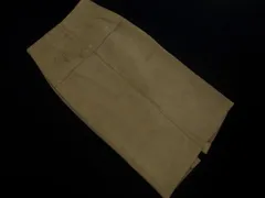 NATURAL BEAUTY BASIC ナチュラルビューティーベーシック スウェード調 タイト スカート sizeM/カーキ ◇■ レディース