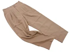 URBAN RESEARCH アーバンリサーチ ウール混 テーパード パンツ size38/茶 ◇■ レディース