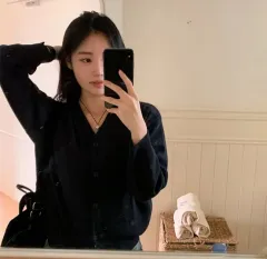 新品) エイブリー ショッパーランド ノーブランド オータム Vネック ニット カーディガン 服 長袖