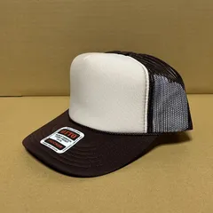 新品未使用 OTTO CAP オットー メッシュキャップ ツートン ブラウンタン 茶色 ブラウン/タン ダークブラウン ダークチョコレート ベージュ カーキ サンド ハーフ 帽子 無地 野球帽 ベースボールキャップ ミリタリー スナップバック