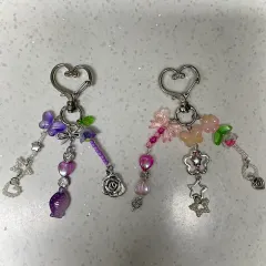 ビーズキーホルダー (2個まとめ売り)