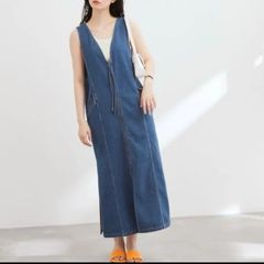 ADAM ET ROPÉ 2WAYデニムジャンパースカート 極美品 - メルカリ