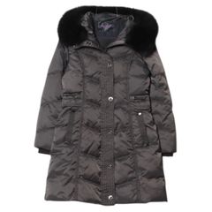 美品 knox village ブルーフォックス ダウンコート ノックスビレッジ 