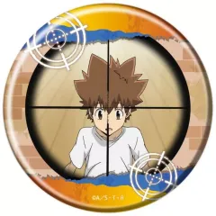 【中古】バッジ・ビンズ 沢田綱吉(C) 「缶バッジコレクション 家庭教師ヒットマンREBORN! 09.場面写イラスト」