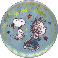 【中古】バッジ・ビンズ スヌーピー＆ピッグペン 「PEANUTS(SNOOPY) 75years シークレットホログラム缶バッジ」