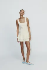 ザラ プリーツ オールインワン ONE PIECE S