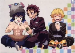 【中古】クリアファイル B.竈門炭治郎＆我妻善逸＆嘴平伊之助 A4クリアファイル 「鬼滅の刃」