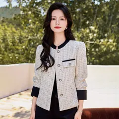 テーラードジャケット レディース 長袖 スーツジャケット  ジャケット ショート丈 コート スーツ フォーマル シンプル カジュアル 春秋冬 体型カバー 通勤 通学 入学式 卒業式 お出かけ 普段使い boge19