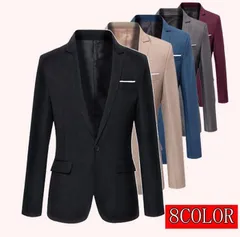 テーラードジャケット メンズ 秋 冬 長袖 フォーマル アウター コート ジャケット ブレザー スーツ ビジネス テーラード カジュアル コーデ きれいめ メンズファッション