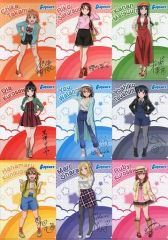 [중고] 클리어 파일 전 9종 세트 신작 A4 클리어 파일 [러브라이브! 선샤인!! The School Idol Movie Over the Rainbow×세븐일레븐] 대상 상품 구입 특전