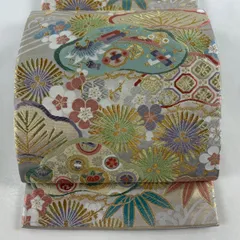 専用帯3500 ●高級 正絹 六通 袋帯 鶴 松竹梅 宝尽くし 2025年最新】宝尽くし 袋帯の人気アイテム - メルカリ