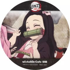 【中古】コースター 竈門禰豆子 コースター 「鬼滅の刃 刀鍛冶の里編×ufotable Cafe×マチアソビCAFE リアルタイムカフェ 第一話」 対象ドリンク注文特典