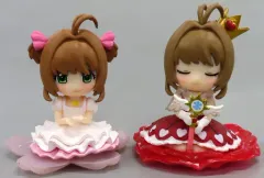 【中古】トレーディングフィギュア 全2種セット ビッグサイズフィギュア 「ガシャポンくじ カードキャプターさくら クリアカード編 あそーとこれくしょん」 A賞