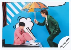 【中古】生写真(STARTO) Hey! Say! JUMP/知念侑李・薮宏太/横型・全身/アルバム「H+」MV＆ジャケ写オフショット/公式生写真