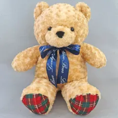 【中古】ぬいぐるみ ラブリーローズベア(ベーカー) クラシカルチェック ウルトラBIGぬいぐるみ 「ラブリーローズベア」