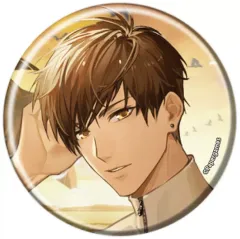 【中古】バッジ・ビンズ ハク(背景金色/ノーマル) 「トレーディング缶バッジ(レア入り) 恋とプロデューサー～EVOL×LOVE～ 19.公式イラスト」