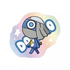 [중고] 씰 스티커 도로로 치비토코 오로라 다이컷 스티커 [케로로 군조]