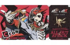 [중고] 씰 스티커 크로우(Design:A) [[페르소나 5 더 로얄] & [페르소나 5: The Phantom X]×AMOCAFE 콜라보레이션 카페 트레이딩 P5R 티켓풍 스티커]